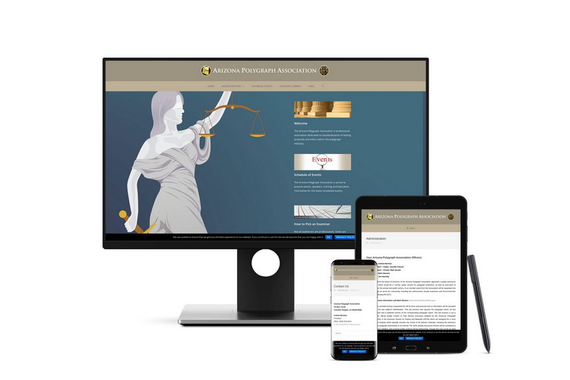 Arizona Polygraph Association – WordPress website portfolio