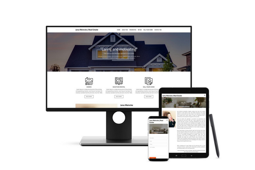 Jana Meincke Real Estate – WordPress website portfolio