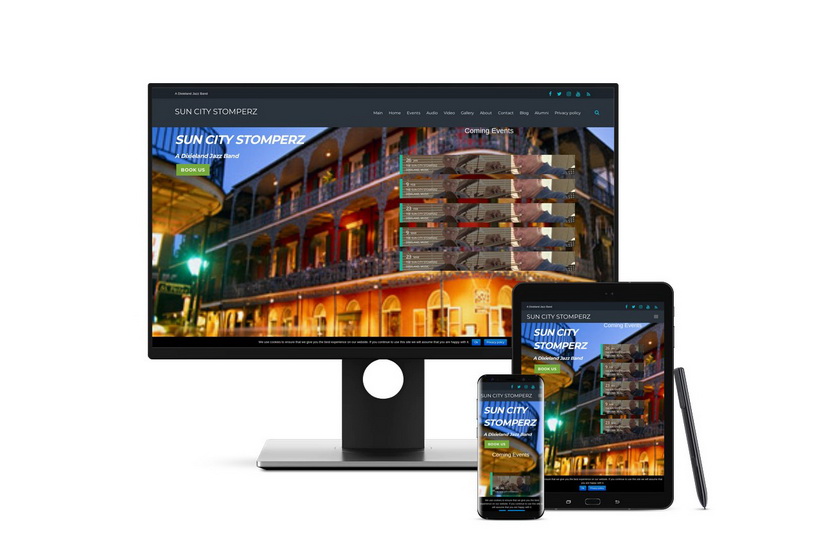 Sun City Stomperz – WordPress website portfolio